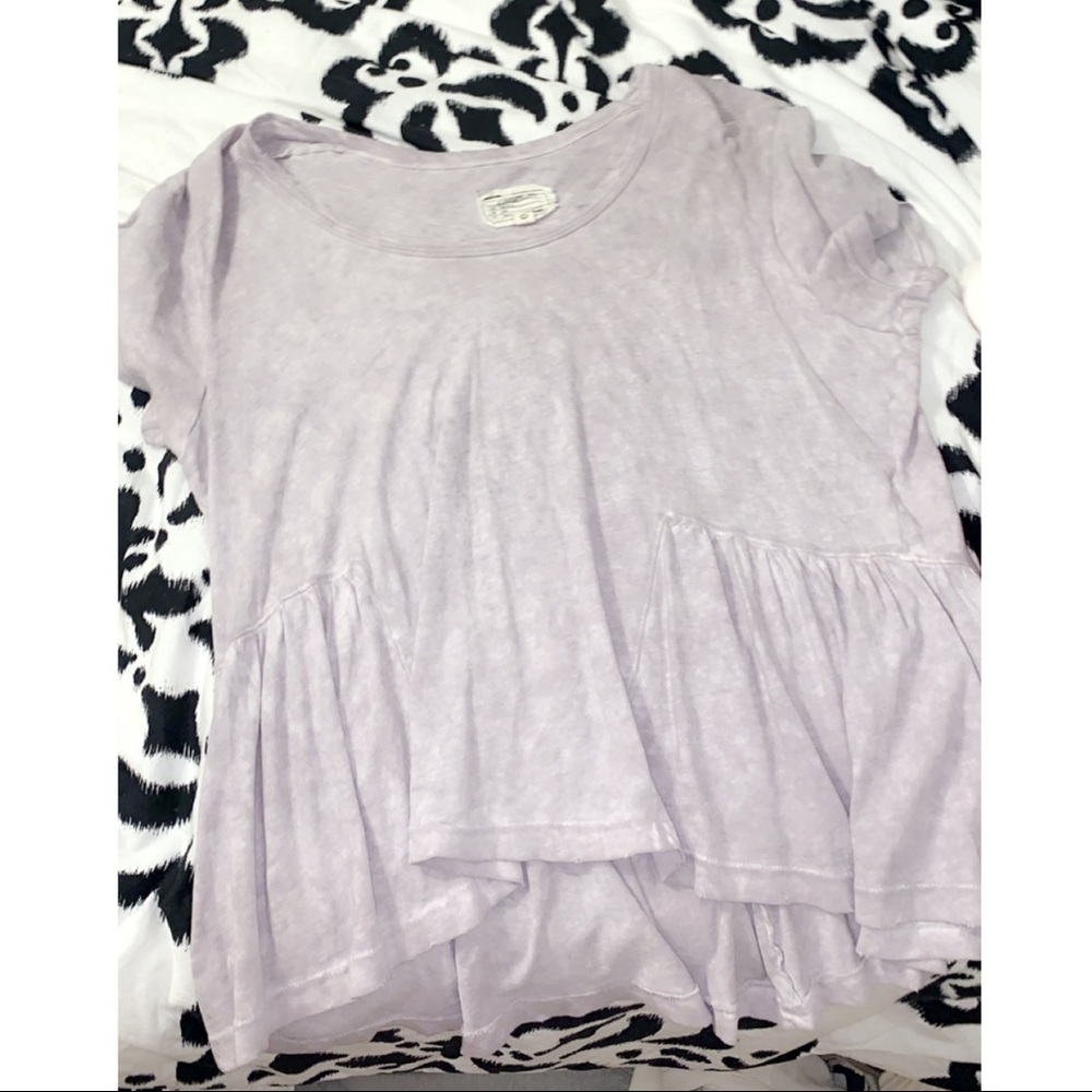 Nordstrom Purple Acid Wash Top